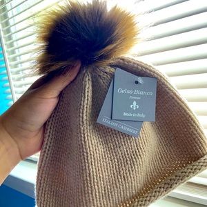 Tan beanie